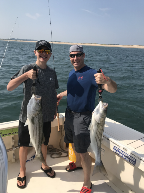 Plum Island beach bass