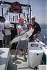 47"striped bass caught sportfishing in Newburyport